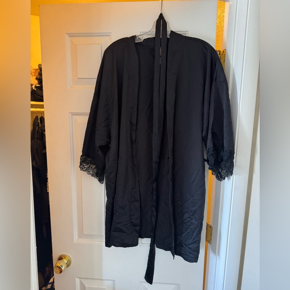 Silk Robe with Sash